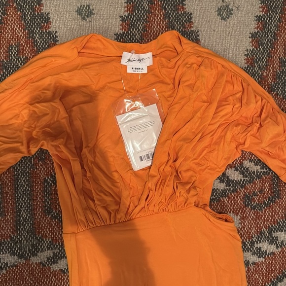 NWT The Line by K Pascal Dress in Tangerine size XS - Picture 4 of 4